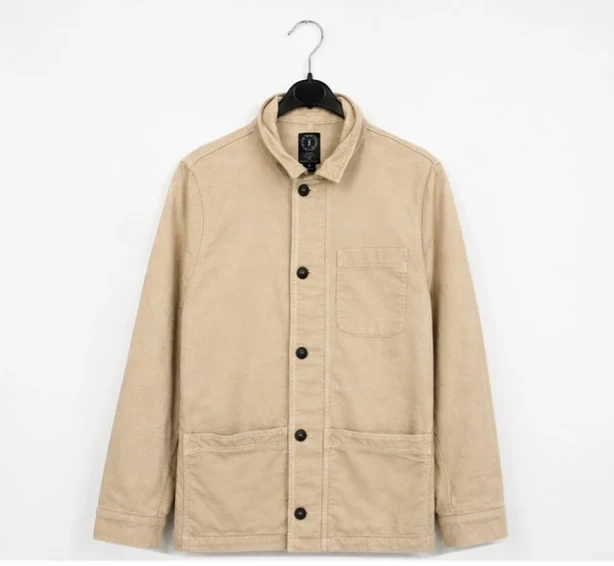 Veste Le Temps des Cerises beige homme - Style workwear - Taille S